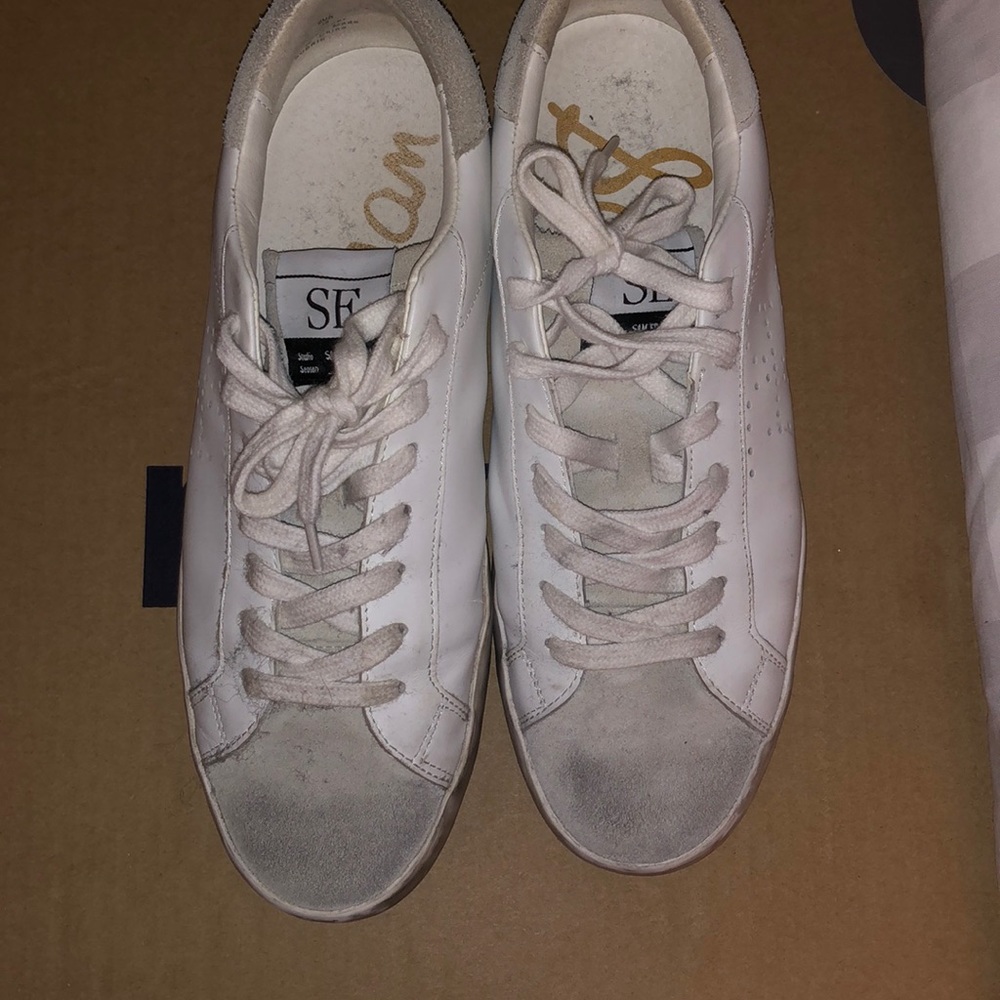 Sam Edelman low top leather sneakers